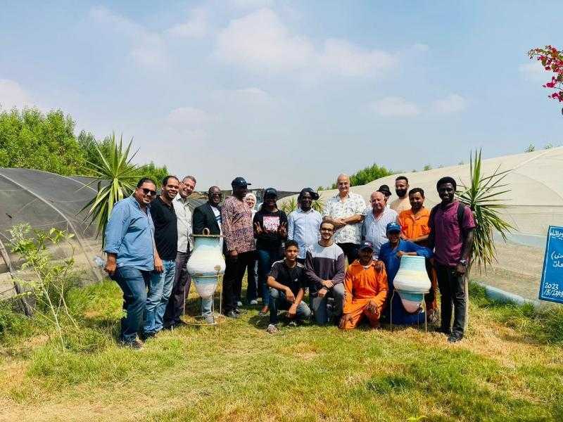 جهاز حماية وتنمية البحيرات والثروة السمكية: ختام البرنامج التدريبي لوفد غانا بمزرعة الزاوية