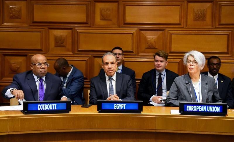 وزير الخارجية يشارك في الاجتماع رفيع المستوى حول تمويل بعثة الاتحاد الأفريقي للدعم والاستقرار في الصومال