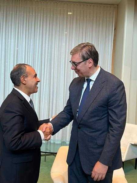 وزير الخارجية يلتقي رئيس جمهورية صربيا على هامش أعمال الجمعية العامة للأمم المتحدة