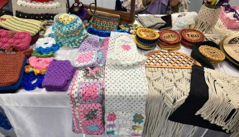 بنك التنمية الصناعية ينظم معرضًا للحرف اليدوية «صور»