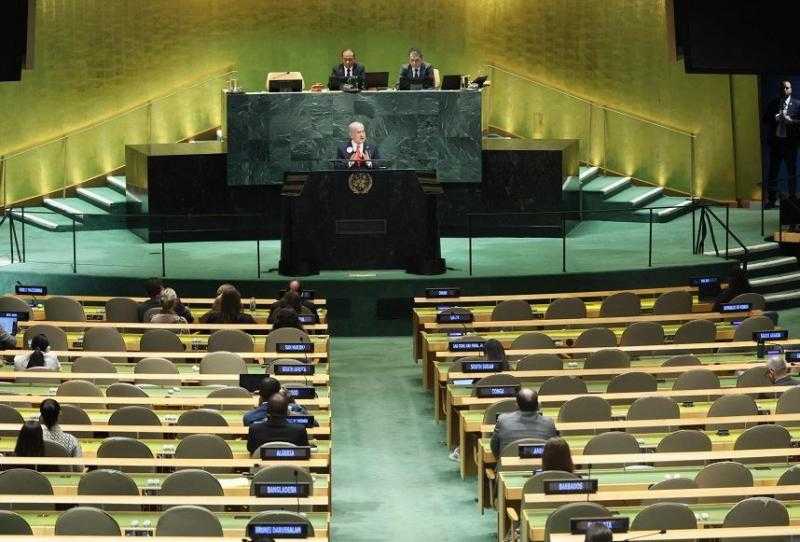 فتح: انسحاب الوفود من أثناء كلمة نتنياهو بالأمم المتحدة استفتاء عالمي ضد حرب الإبادة
