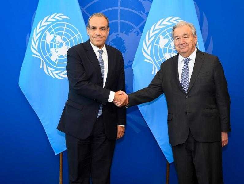 الأمين العام للأمم المتحدة يشيد بدور مصر المحوري وجهودها لوقف حرب غزة وتعزيز السلم والأمن الدوليين