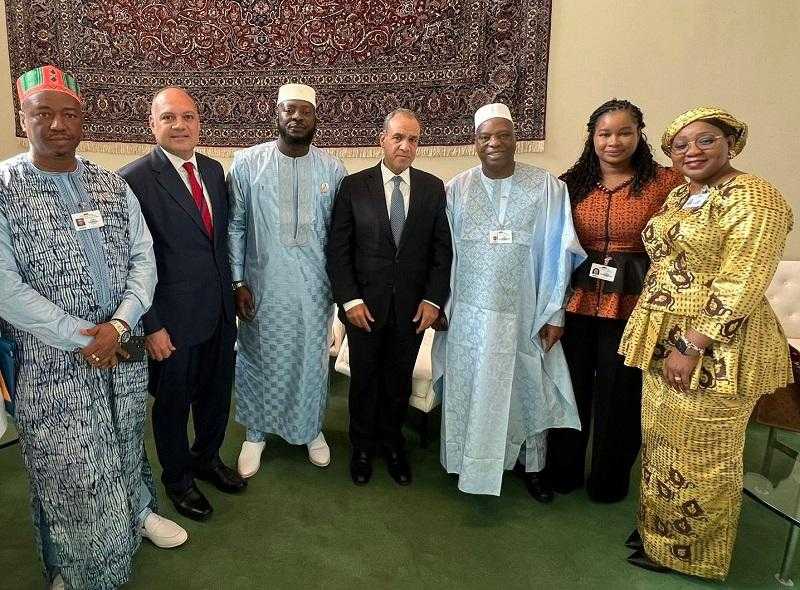 وزير الخارجية يعقد مباحثات مع نظيره الغيني على هامش الأمم المتحدة