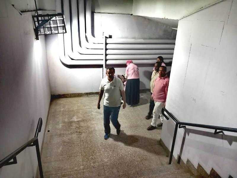 رفع كفاءة نفق السكة الحديد بشارع صلاح سالم بالأقصر