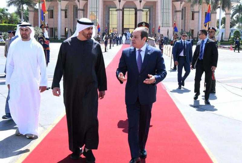 المتحدث الرئاسي ينشر فيديو وصور استقبال الرئيس السيسي نظيره الإماراتي