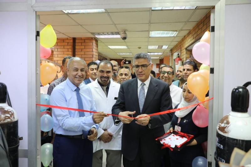محافظ الجيزة يفتتح توسعات العناية بمستشفى إمبابة العام