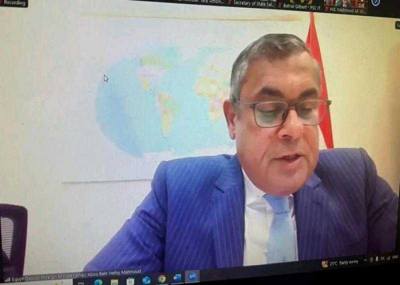 نائب وزير الخارجية يشارك في جلسة مجلس السلم والأمن الإفريقي الوزارية حول الساحل