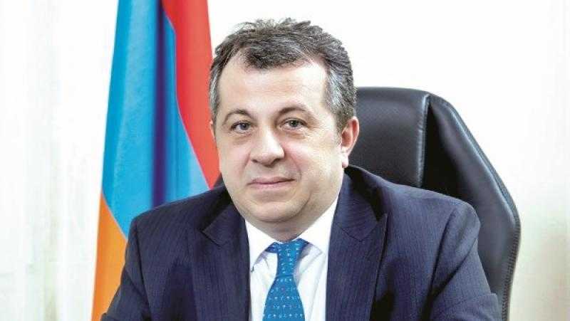 سفير أرمينيا بالقاهرة : نقدر جهود مصر في تحقيق السلام والاستقرار بالمنطقة