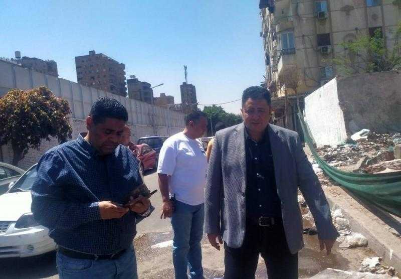 نائب محافظ القاهرة يتفقد أعمال تطوير ميدان الحدائق