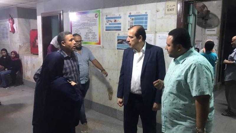 نائب وزير الصحة يجري زيارة مفاجئة لمستشفى كفر الزيات ويوجه بإجراءات صارمة