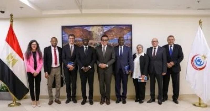 وزير الصحة يستقبل نائب رئيس البنك الدولى لمنطقة الشرق الأوسط وشمال إفريقيا