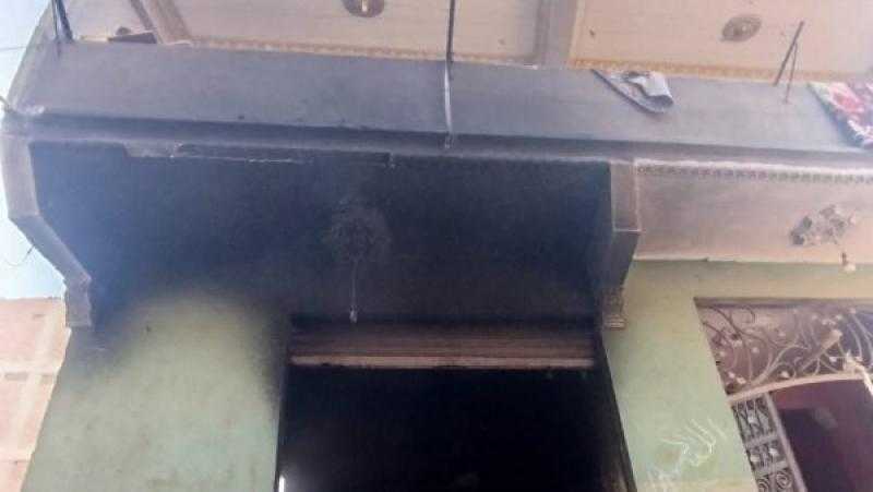 ندب المعمل الجنائي لفحص نشوب حريق شب فى عقار بالخانكة