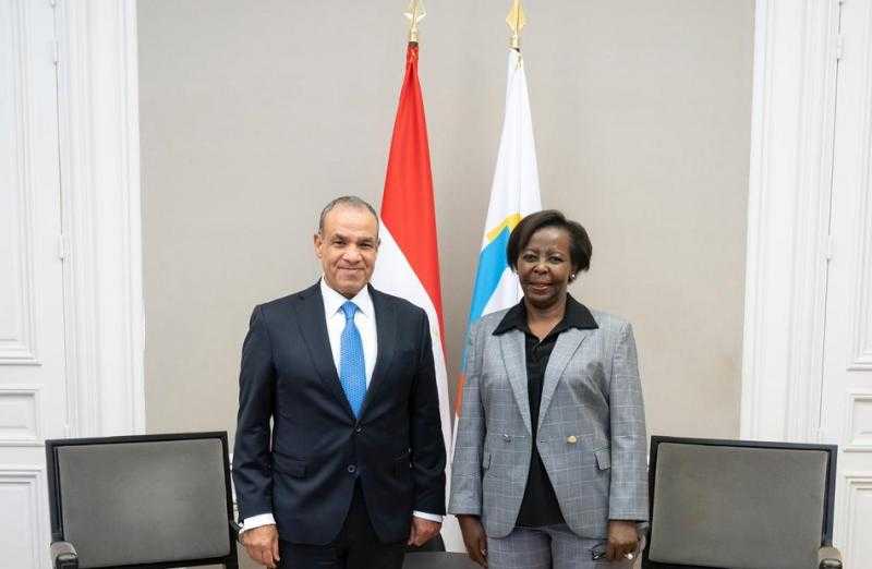 وزير الخارجية يلتقي مع السكرتيرة العامة للمنظمة الدولية للفرانكفونية| صور