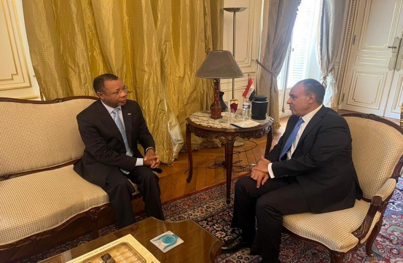 وزير الخارجية يلتقي بمندوب موزمبيق الدائم لدى اليونسكو