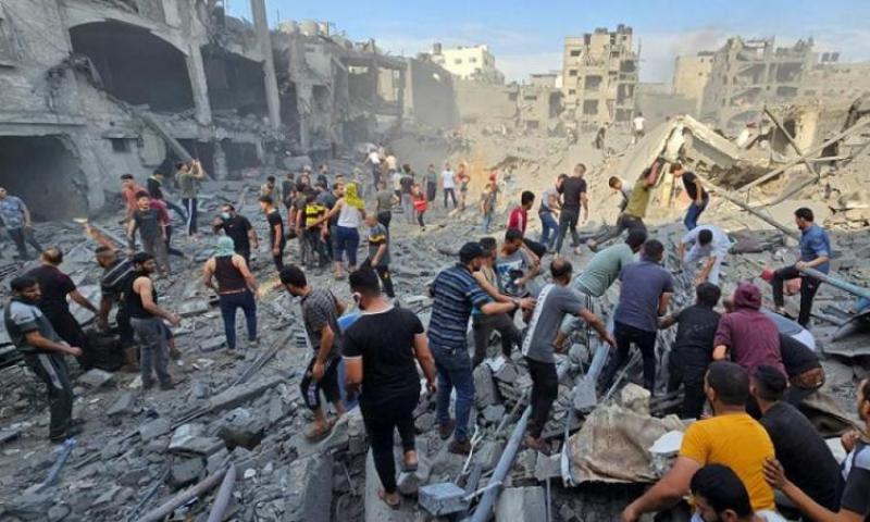 استشهاد 6 فلسطينيين جراء قصف إسرائيلي على غزة وخان يونس