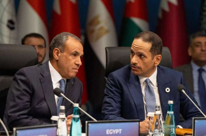 وزيرا خارجية مصر وقطر يشددان على ثوابت الموقف العربي الداعي لوقف حرب غزة