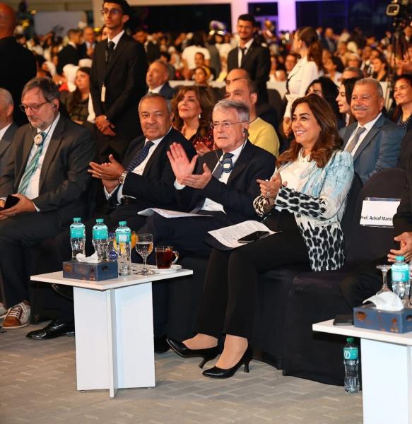 وزيرة التنمية المحلية تشهد احتفالية الجامعة الألمانية الدولية بتخريج دفعة جديدة من الطلاب