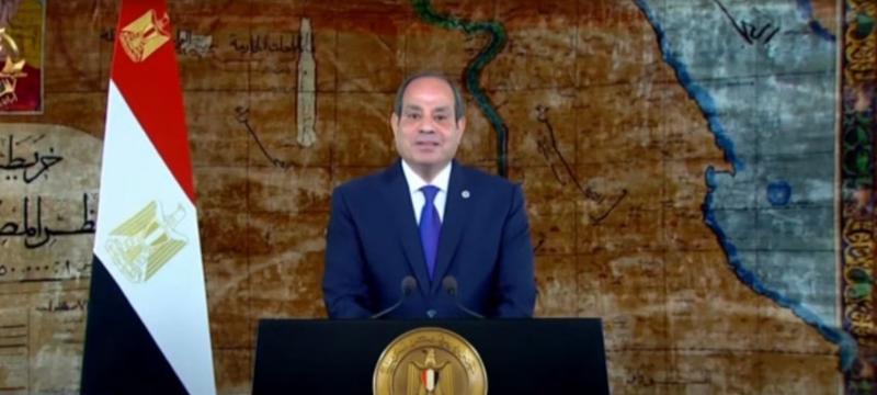 الرئيس السيسى: أوجه التحية للرئيس الأمريكى على مبادرته لوقف الحرب فى غزة