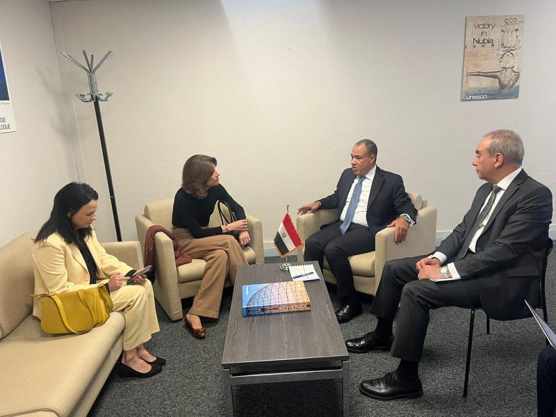 وزير الخارجية يلتقى مندوبة البرازيل باليونسكو