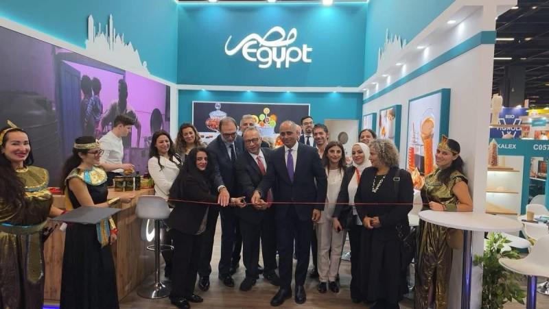 افتتاح الجناح المصري في معرض ”أنوجا” الدولي للمنتجات الغذائية بمدينة كولن الألمانية بمشاركة ٩٢ شركة مصرية