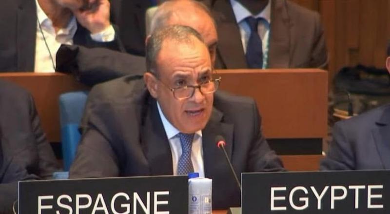 وزير الخارجية يلقى كلمة مصر فى المجلس التنفيذي لليونسكو