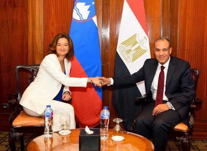 وزير الخارجية يعقد مباحثات مع نائبة رئيس الوزراء ووزيرة خارجية سلوفينيا