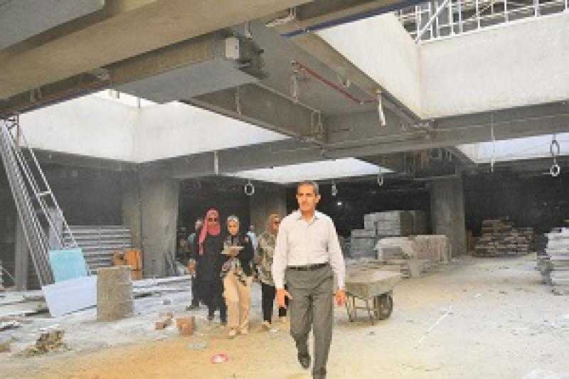 محافظ الغربية يتفقد الأعمال الإنشائية لمستشفى السنطة