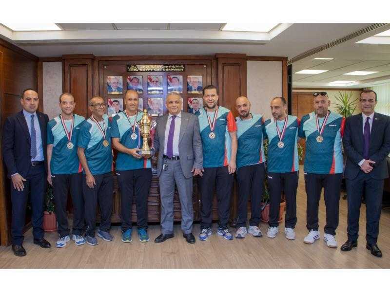بعد تكريم فريق تنس الطاولة.. رئيس ”غاز مصر”: وزارة البترول تولي اهتمامًا كبيرًا بالرياضة