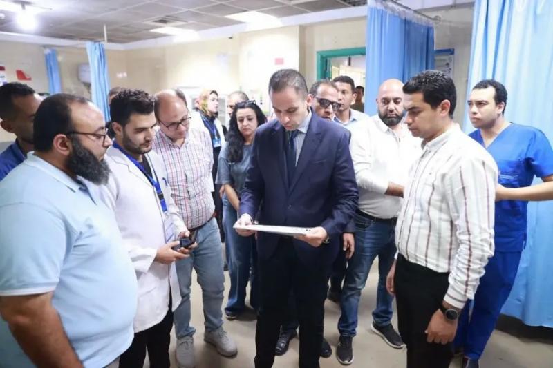 نائب وزير الصحة يجري جولة تفقدية مفاجئة لمستشفيي إيتاي البارود وكفر الدوار العام بالبحيرة