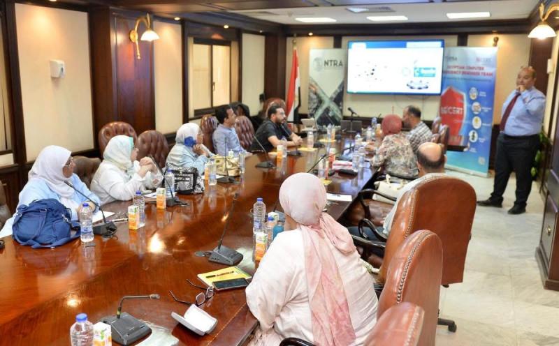 تنظيم ورشة عمل حول الأمن السيبراني للعاملين بالوطنية للإعلام