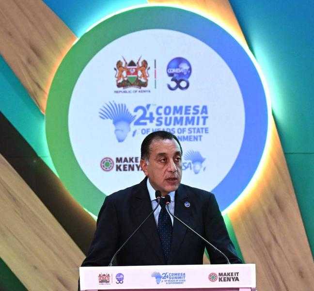 مدبولي: الرئيس السيسي يُؤكد دعمه الكامل لأهداف القمة الرابعة والعشرين لتجمع «الكوميسا»