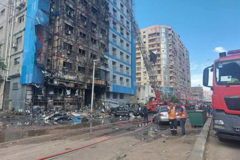 نيابة كرموز: تحقيقات موسعة في حريق مستشفى تخصصي بالمحمودية في الإسكندرية