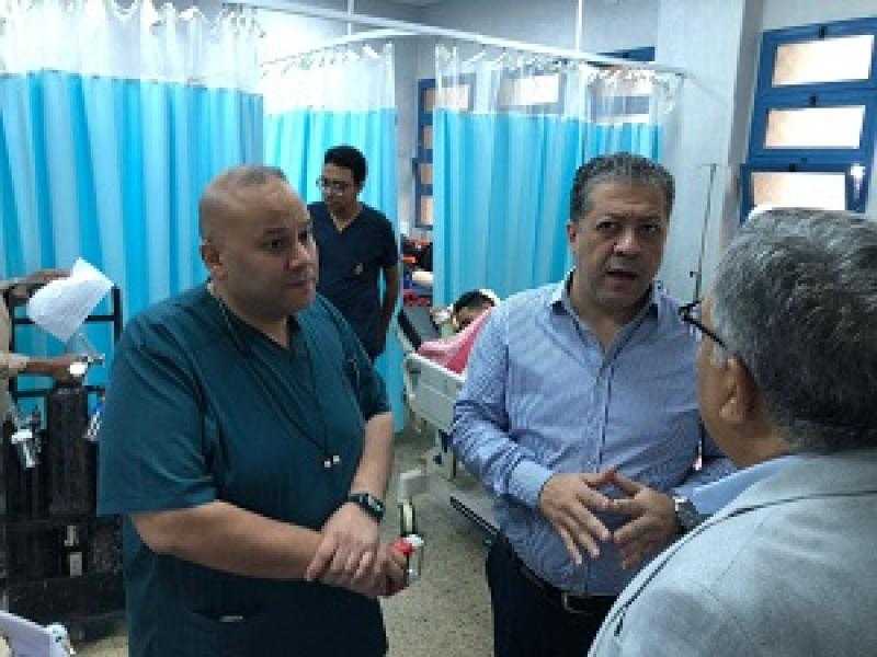 محافظ الدقهلية يتفقد المستشفى الدولي بالمنصورة ويؤكد: الدولة لن تتهاون مع أي تقصير في حق المواطن