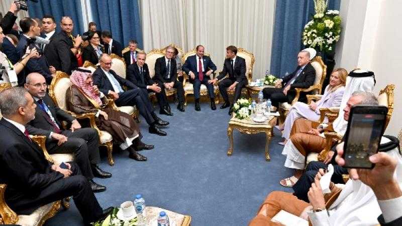 الرئيس السيسي يشارك في اجتماع تنسيقي على هامش قمة شرم الشيخ للسلام لمتابعة وقف الحرب وإعادة إعمار غزة