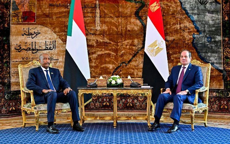 رئيس مجلس السيادة السوداني يعرب عن تقديره للدعم المصري المتواصل