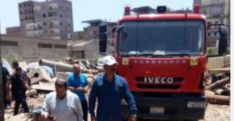 احتراق مخبز غرب مدينة كوم أمبو بعد انفجار أنبوبة غاز