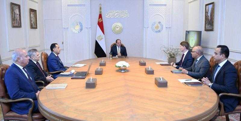 الرئيس السيسي يستقبل رئيس مجلس إدارة مجموعة «أيه بي موللر ميرسك»