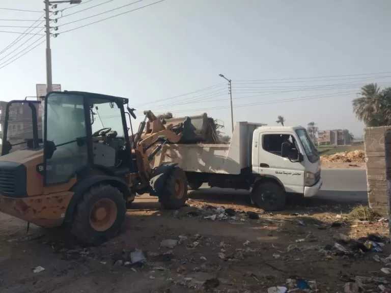 رفع 465 طن مخلفات بلدية خلال حملة نظافة بمدينتي المنصورة وطلخا