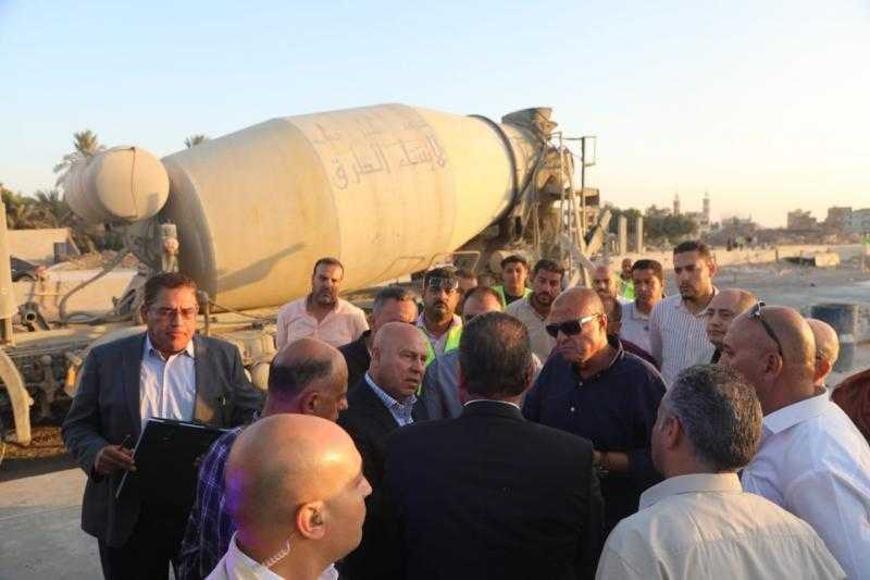 وزير الصناعة والنقل يتفقد مشروعات تطوير الطريق الدولي الساحلي وإنشاء طريق حر شرق الرياح التوفيقي