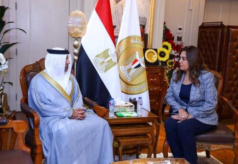 وزيرة التنمية المحلية تستقبل سفير الإمارات الجديد بالقاهرة لبحث سبل التعاون في عدد من المجالات المشتركة