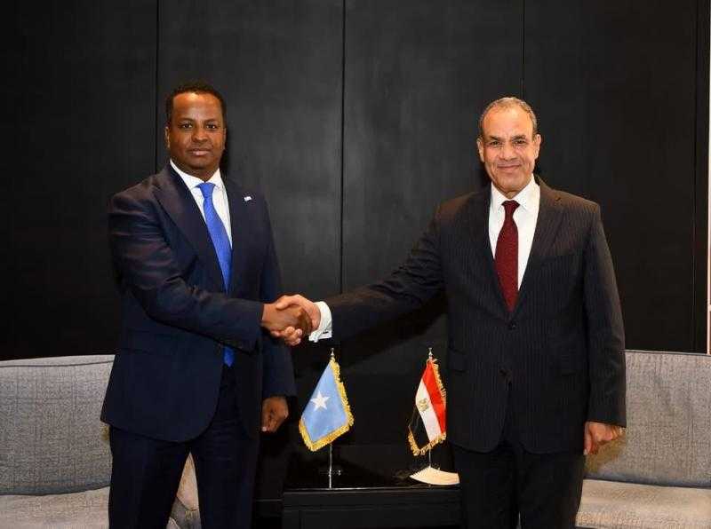 وزير الخارجية يبحث مع نظيره الصومالي تعزيز الشراكة الاستراتيجية بين البلدين