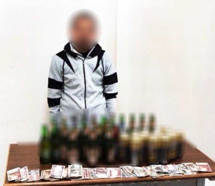 ضبط شخص يبيع مشروبات كحولية مغشوشة بالإسكندرية