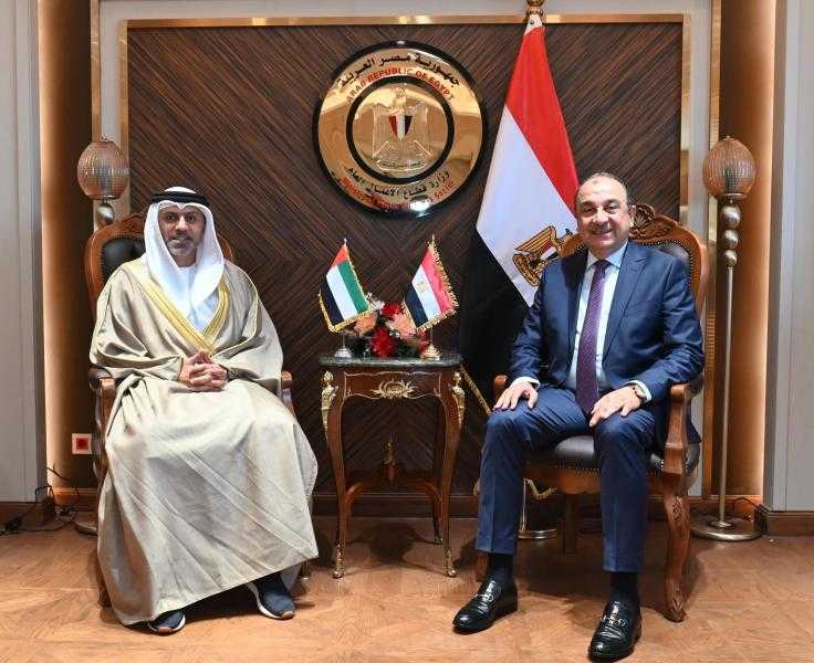 وزير قطاع الأعمال يستقبل سفير الإمارات الجديد بالقاهرة ويؤكد عمق العلاقات الأخوية والاقتصادية بين البلدين