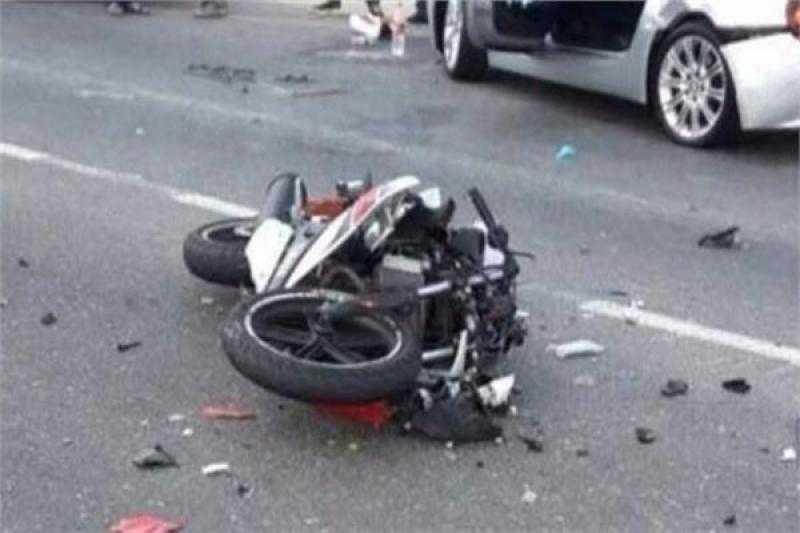 إصابة مواطن في انقلاب دراجة نارية فوق الكوبري العلوي جنوب مدينة الأقصر