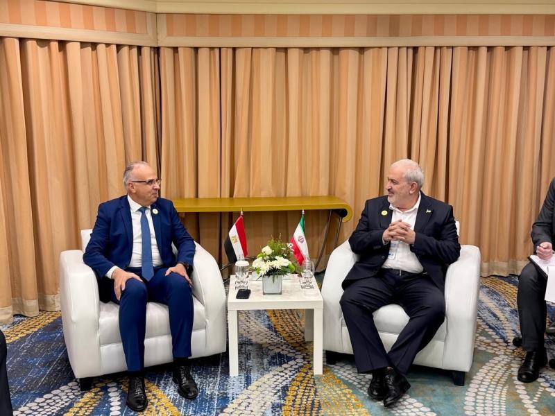 الدكتور سويلم يلتقي وزير الطاقة الإيراني على هامش ”الدورة الخامسة للمؤتمر الإسلامي للوزراء المكلفين بالمياه”