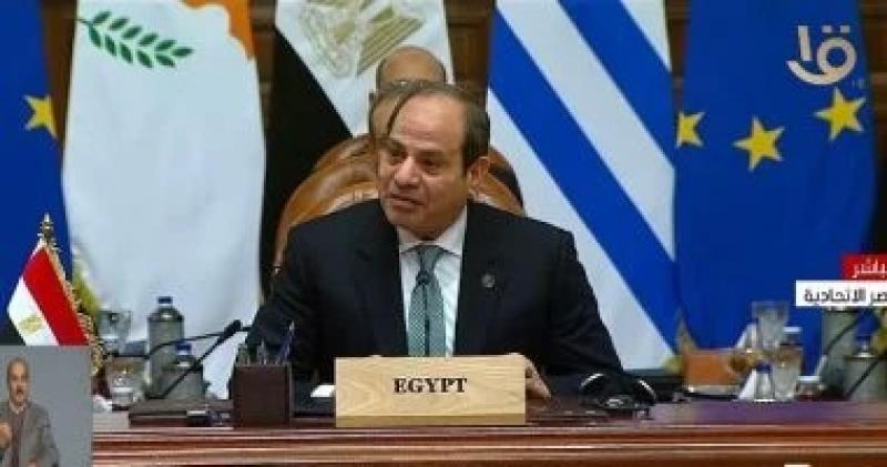 الرئيس السيسي: موقع مصر يتيح للشركات الأوروبية النفاذ لـ 1.5 مليار مستهلك