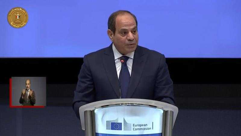 الرئيس السيسي: مصر حريصة على الإسهام في سلاسل الإمداد الأوروبية