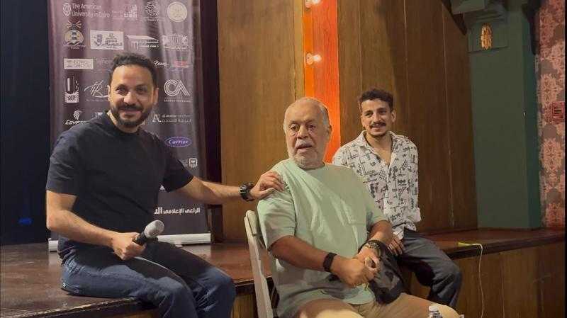 بيتر ميمي يلتقي بأعضاء نقابة المهن التمثيلية في ورشة «تجارب الأداء» ضمن فعاليات مهرجان المسرح