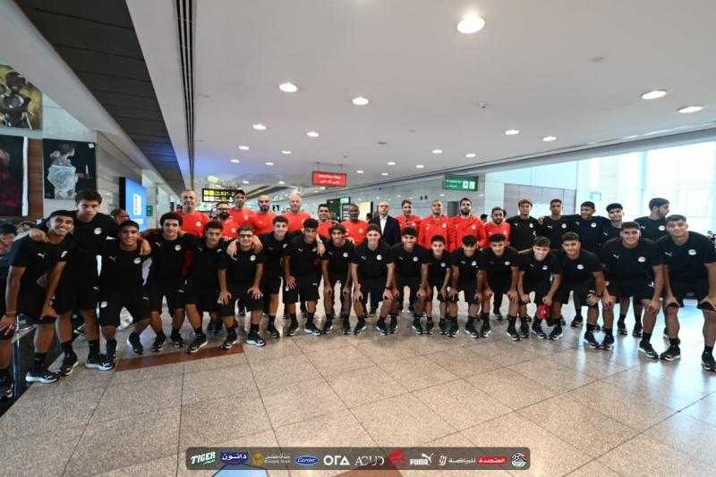 بعثة المنتخب الوطني تحت 17 عامًا تغادر إلى قطر