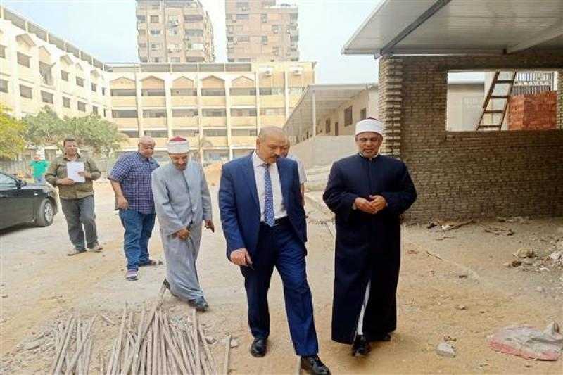 الأمين العام للأزهر ووكيل قطاع المعاهد الأزهرية يتفقدان أعمال الترميم بمعهد أحمد الليبي بمدينة نصر